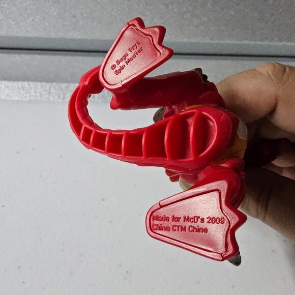 2009 McDonalds Bakugan Red Dragon Figure Sega Toys Spin‎ Master - Picture 6 of 7